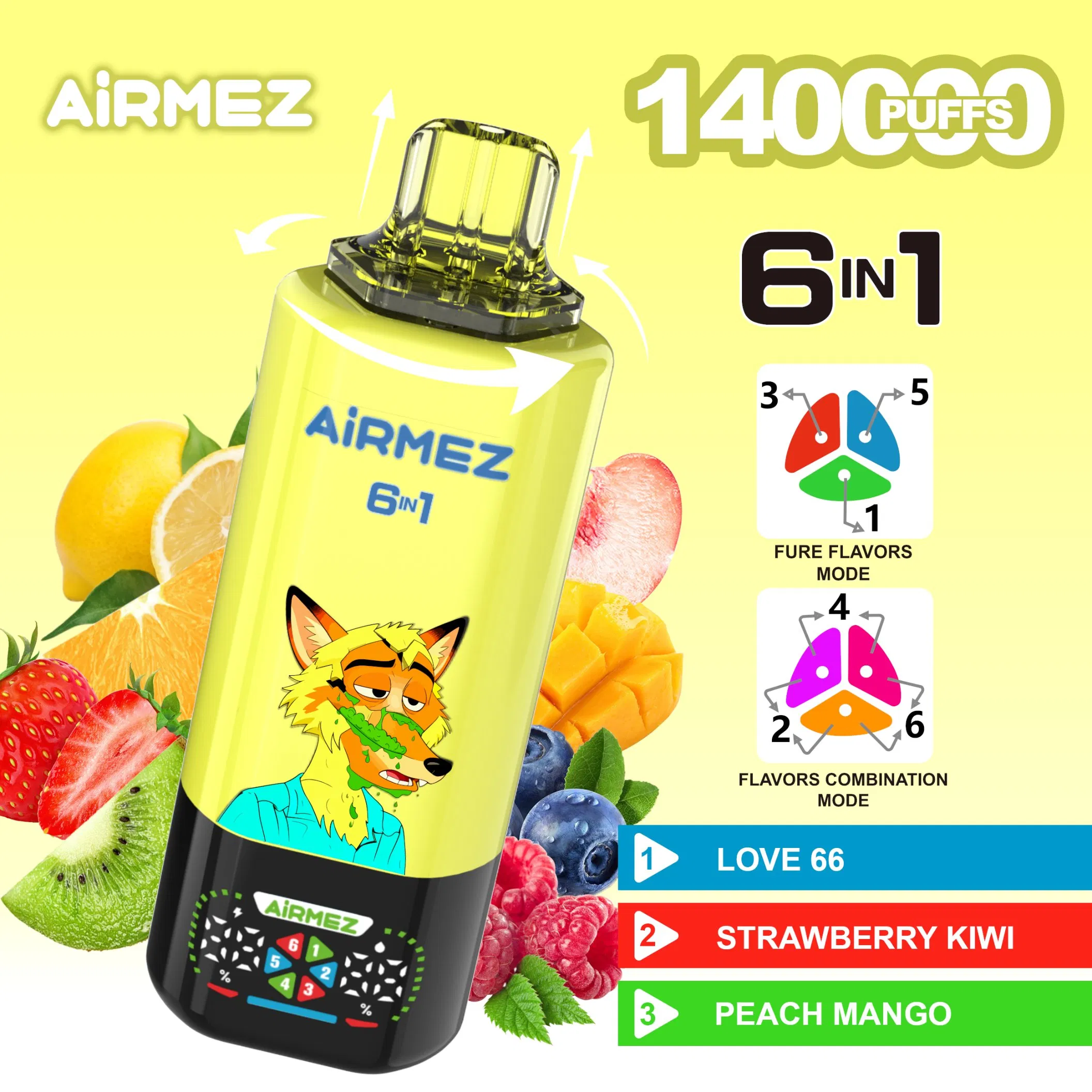 Airmez Vape 6 IN 1 140K Puffs eu Poland Warehouse best