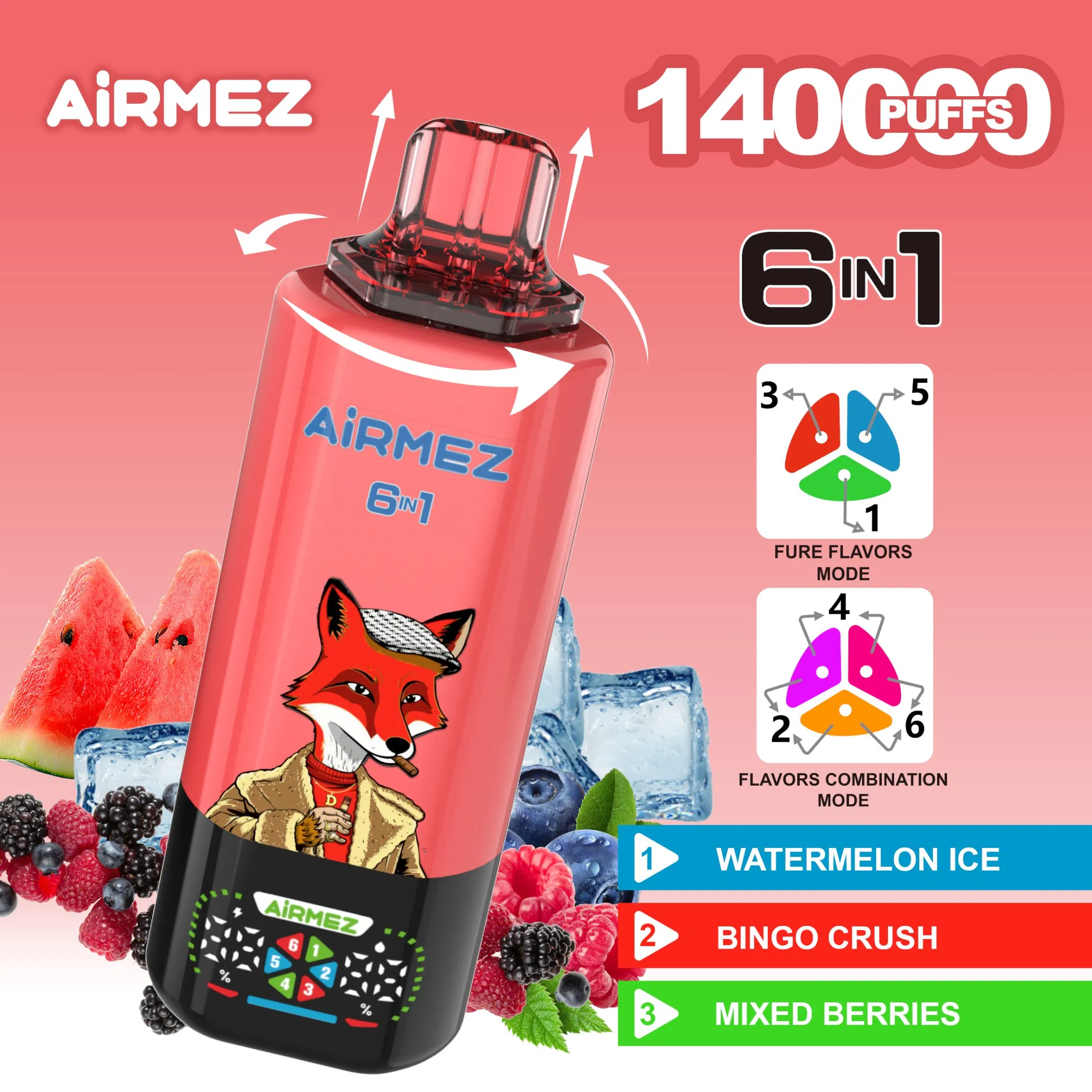Airmez Vape 6 IN 1 140K Puffs eu Poland Warehouse price
