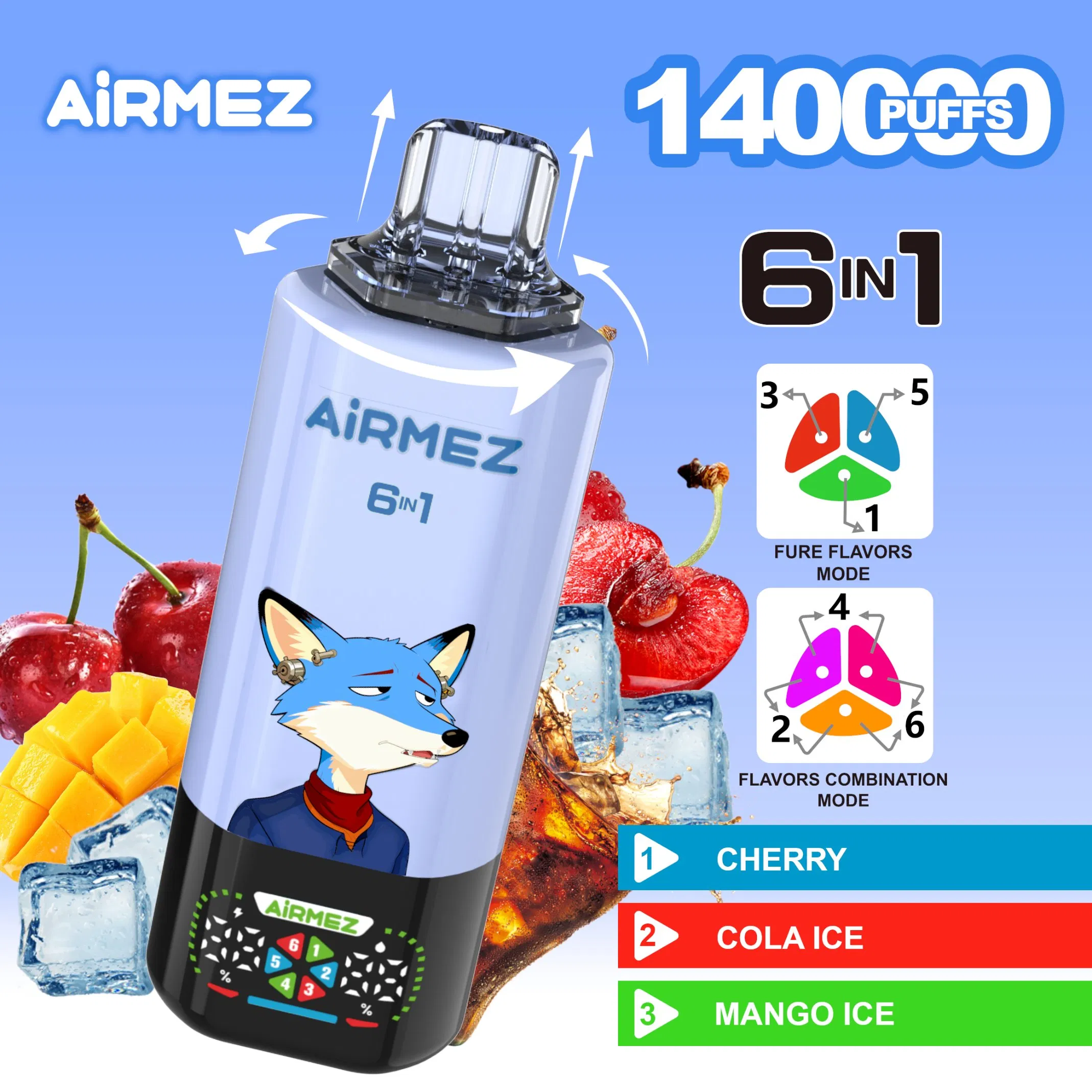 Airmez Vape 6 IN 1 140K Puffs