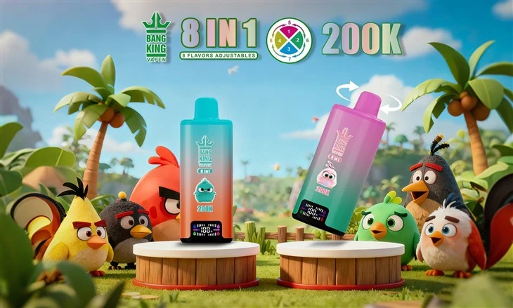 Bang King 200000 Puff Vape 8 in 1 Flavors